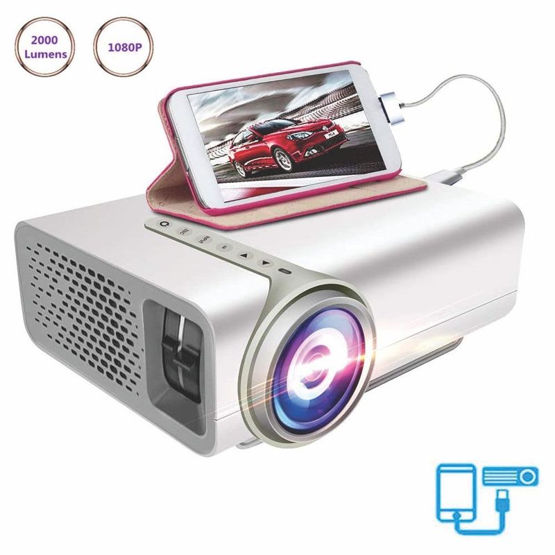 DG - Proyector Led Video Beam 2000 Lumens Miracast Portatil