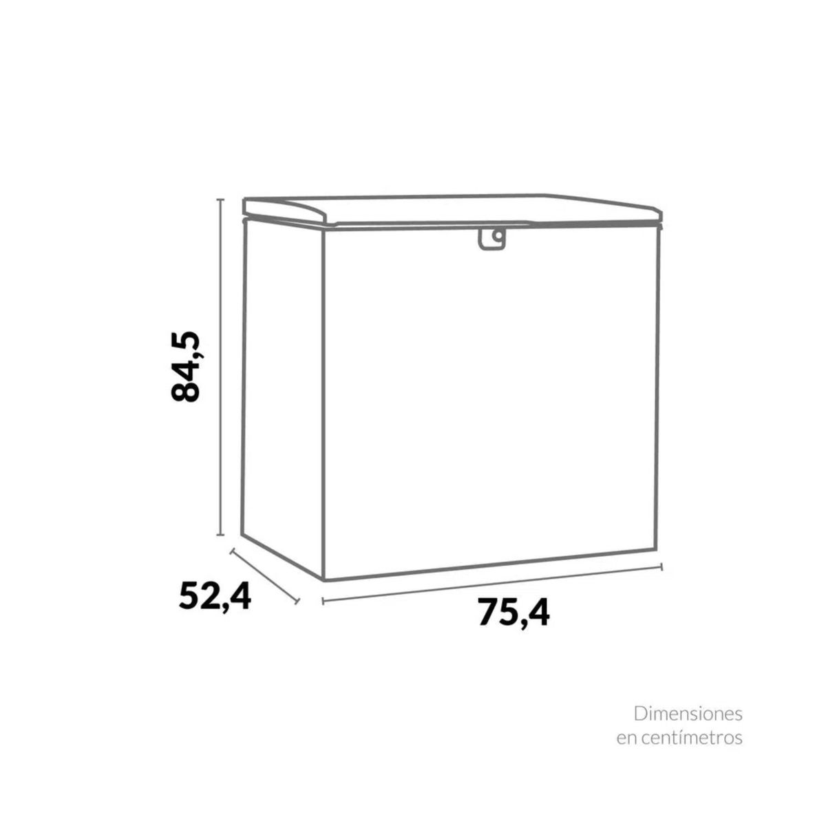 CHALLENGER - Congelador Challenger 152 Lts Horizontal Blanco - CH-226.