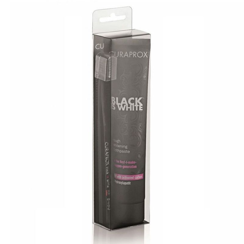 CURAPROX - Cepillo Dental Curaprox Black Is White + Crema Dental