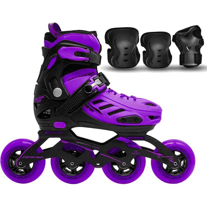 CANARIAM - Patines Canariam Blackmagic Pro Plus Morado KitC4 Talla39-42