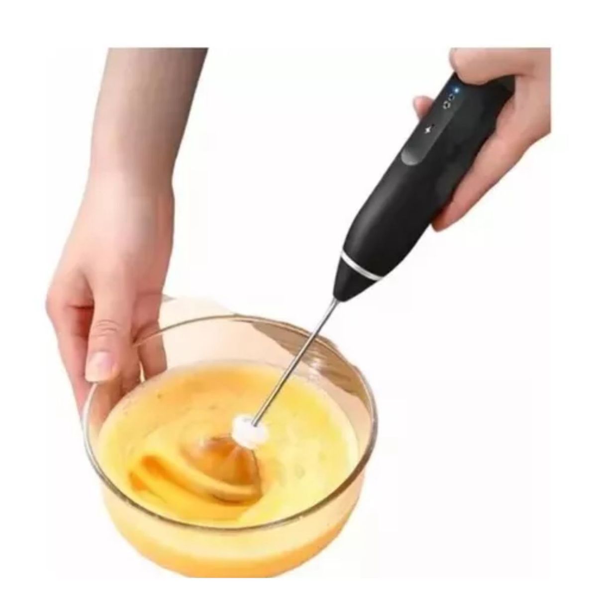GENERICO - Mezclador Eléctrico Recargable Espumador Carga Usb