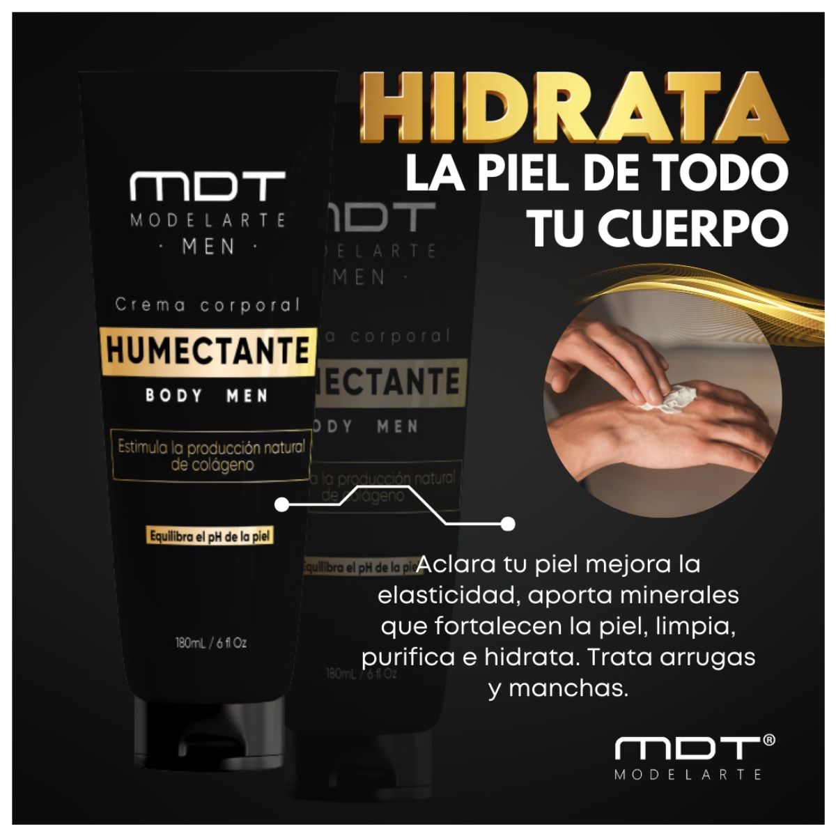 MODELARTE - Crema Corporal Humectante Hombre Modelarte