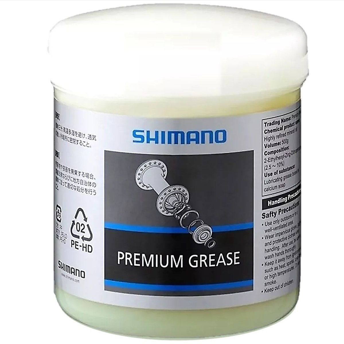 SHIMANO - Grasa Shimano Premium Para Rodamientos De Bicicletas 500g