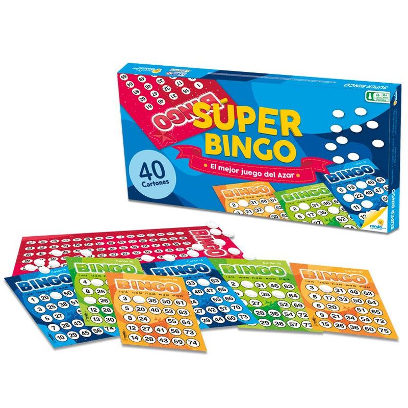 RONDA - Bingo 40 Cartones Distributivo Ronda- Azul