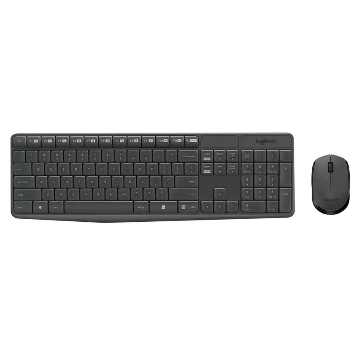 LOGITECH - Combo Teclado y Mouse Inalámbrico Logitech MK235 Español