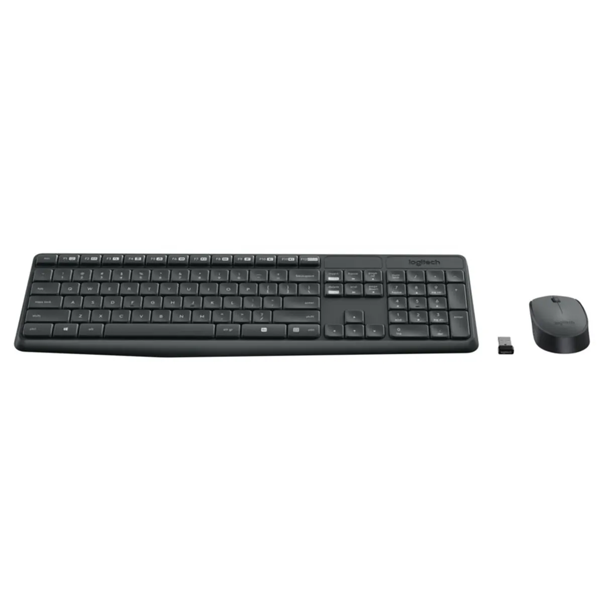 LOGITECH - Combo Teclado y Mouse Inalámbrico Logitech MK235 Español