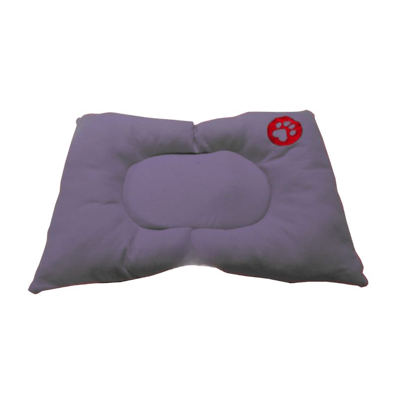 HALLY PET - Colchón premium gigante huella bordada mascota Gris