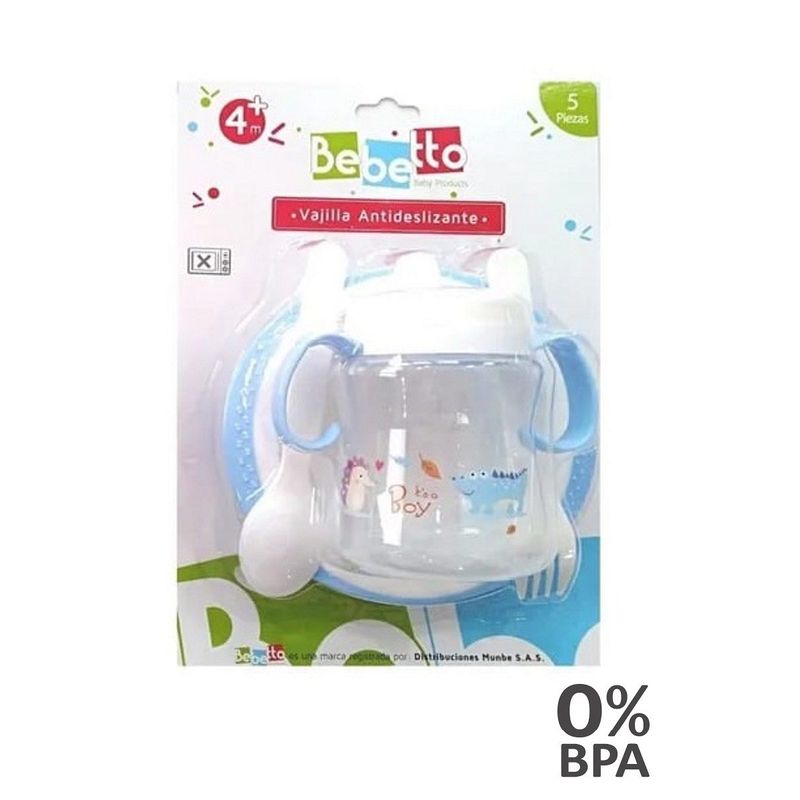 BEBETTO - Plato Antiderrame para Bebe Bebetto Ref004C