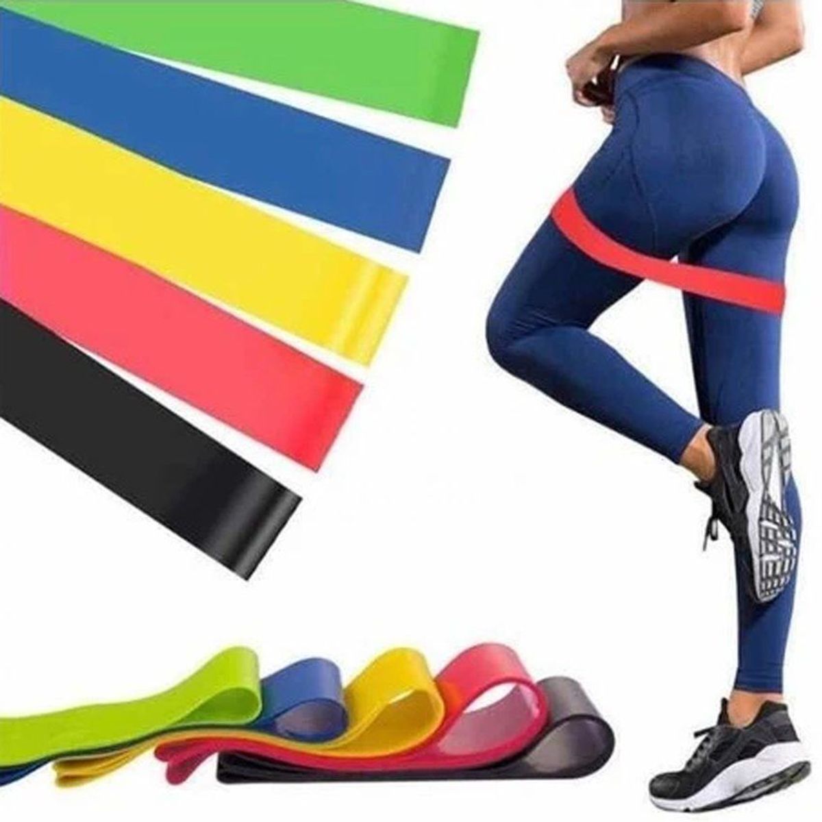 SPEED - Bandas elasticas para ejercicio x5  estuche importadas-