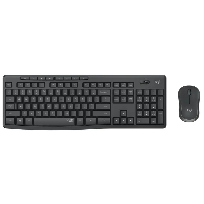 LOGITECH - Combo Teclado y Mouse Inalámbrico Logitech MK295 Silencioso Español