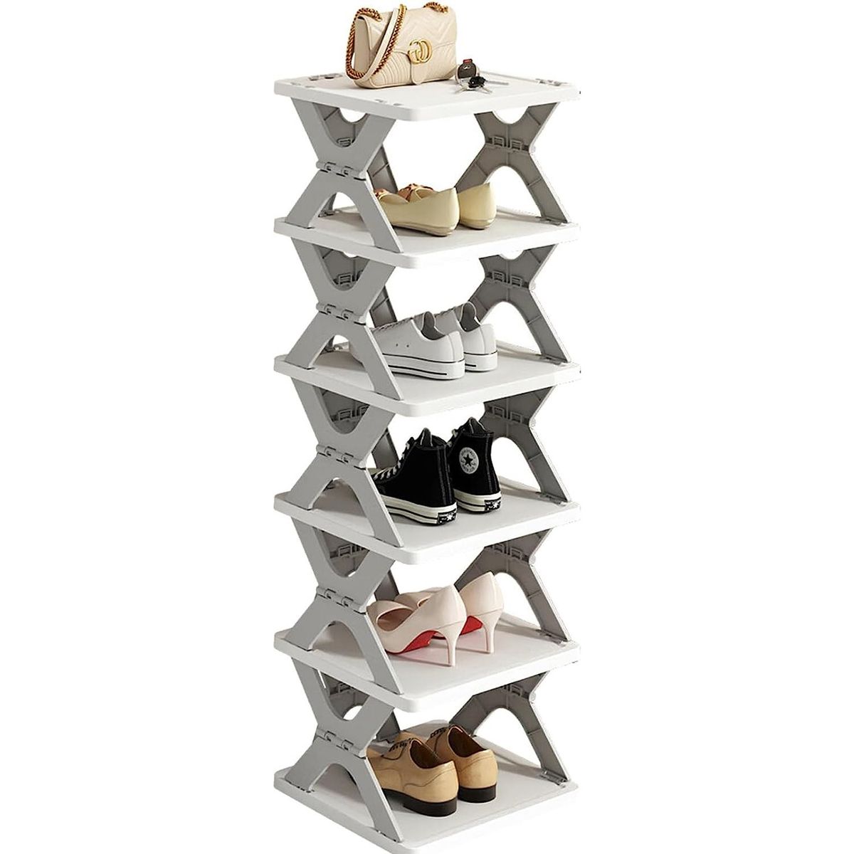 ONE PIXEL - Organizador Zapatero 5 Niveles Plegable Vertical