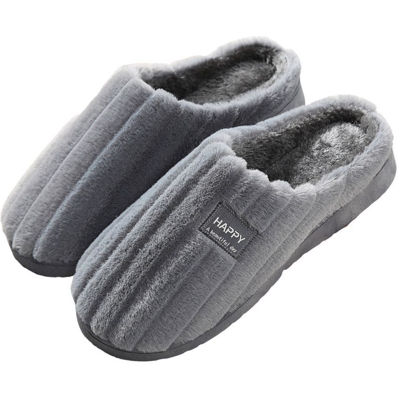 MULTIPLACE COLOMBIA - Pantuflas para hombre grises importadas