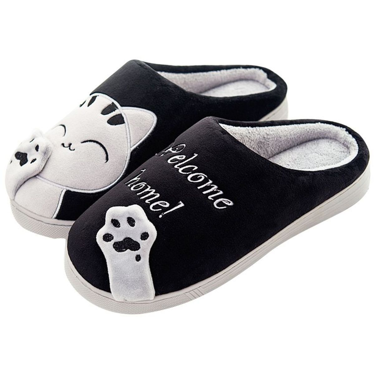 MULTIPLACE COLOMBIA - Pantuflas de peluche unisex importadas