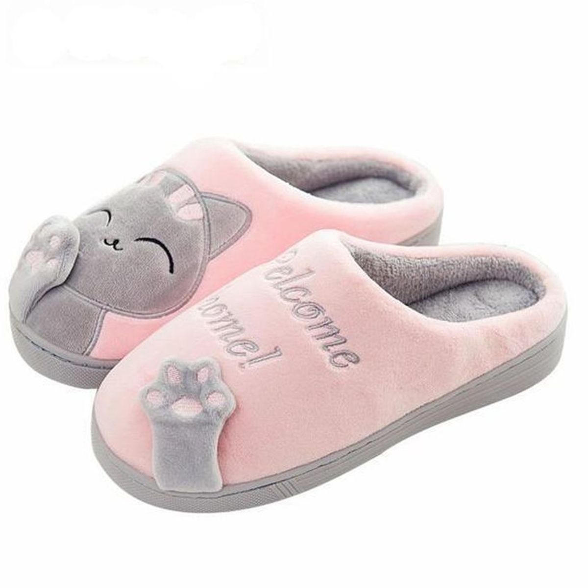 MULTIPLACE COLOMBIA - Pantuflas de peluche para mujer importadas