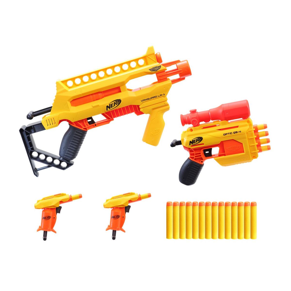 NERF - Lanzador Nerf Alpha Strike Pack de Infanteria