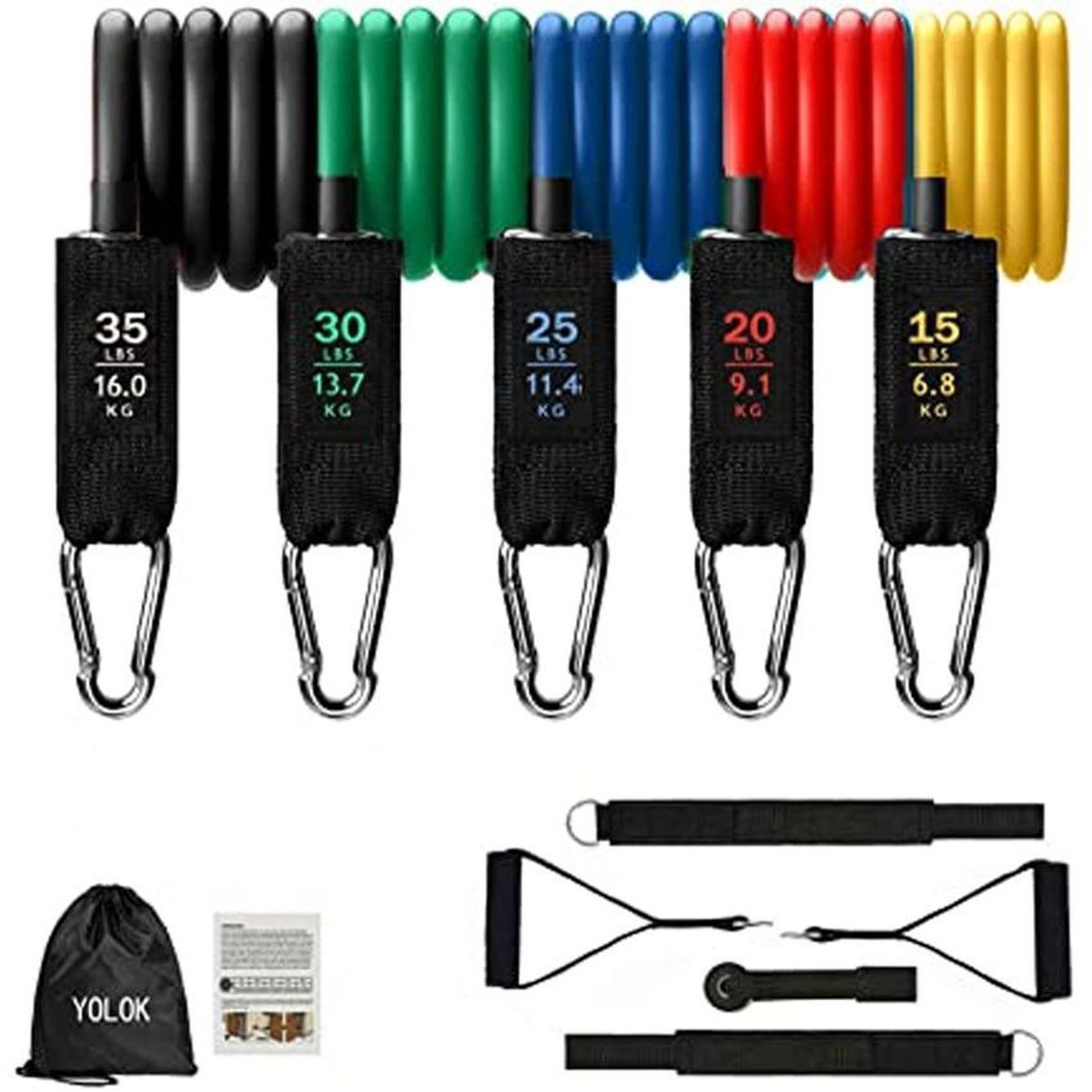 SPEED - Kit de bandas tubulares de resistencia importado alta calidad