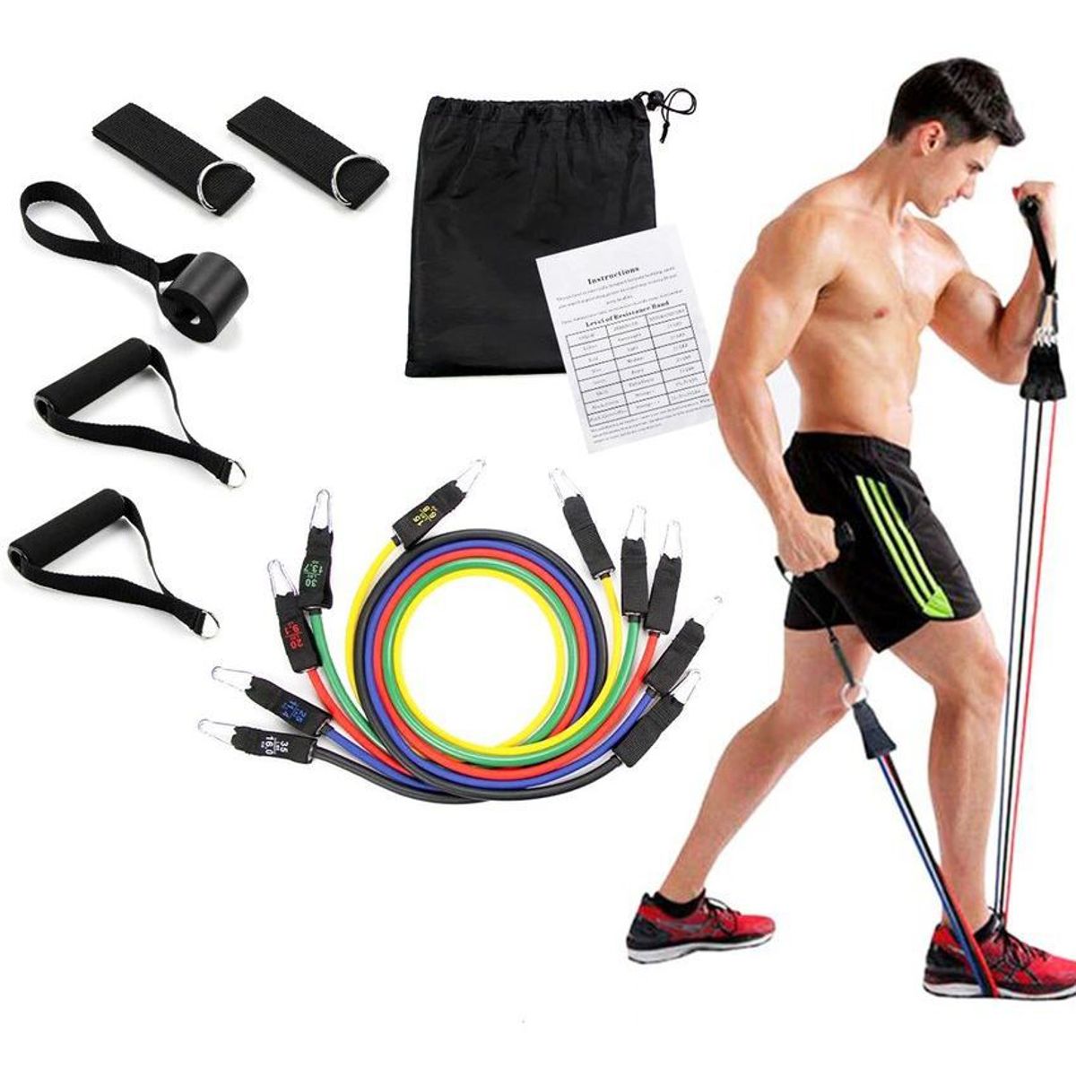 SPEED - Kit de bandas tubulares de resistencia importado alta calidad