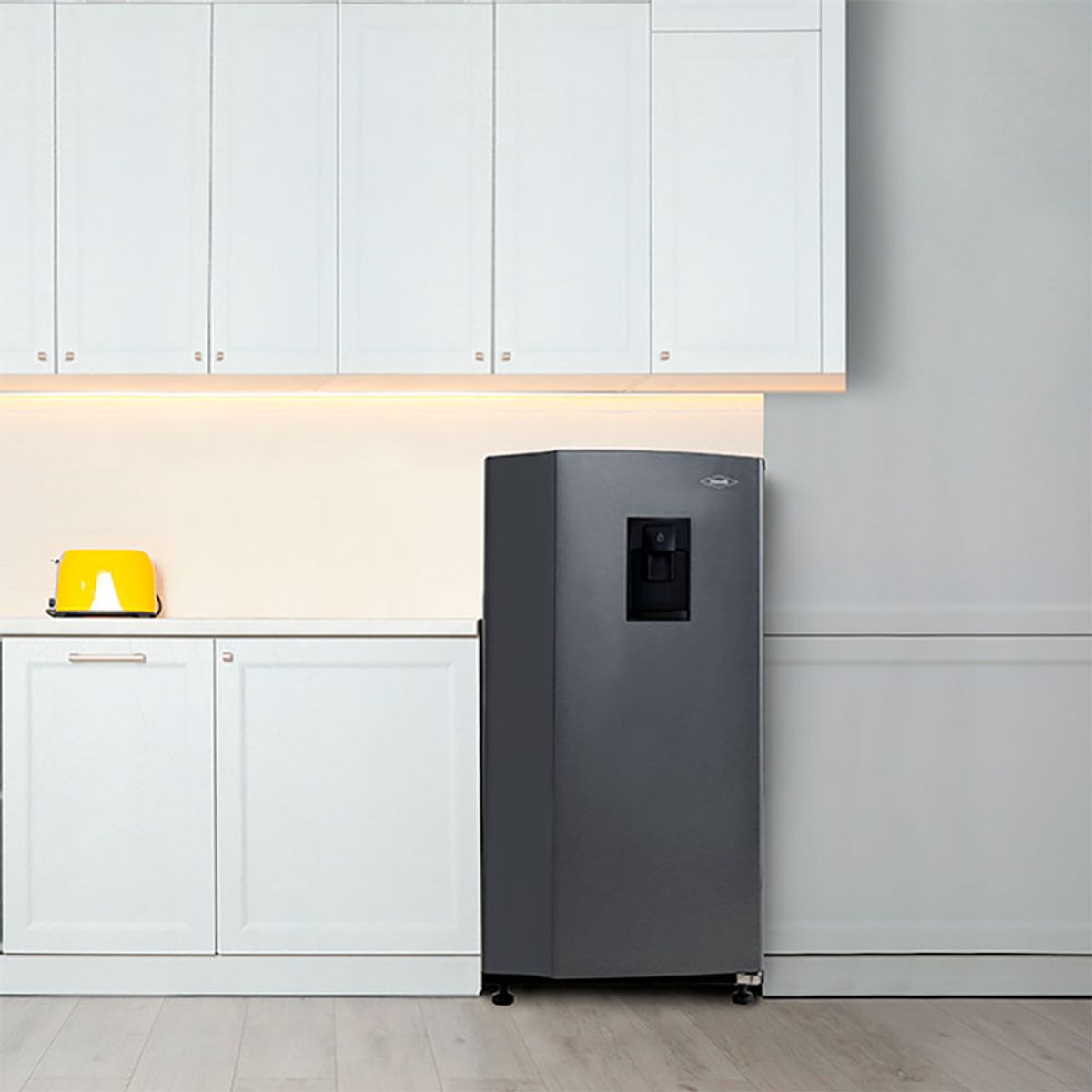 HACEB - Nevera Haceb Frost 250 Litros Manija Integrada - Titanio.