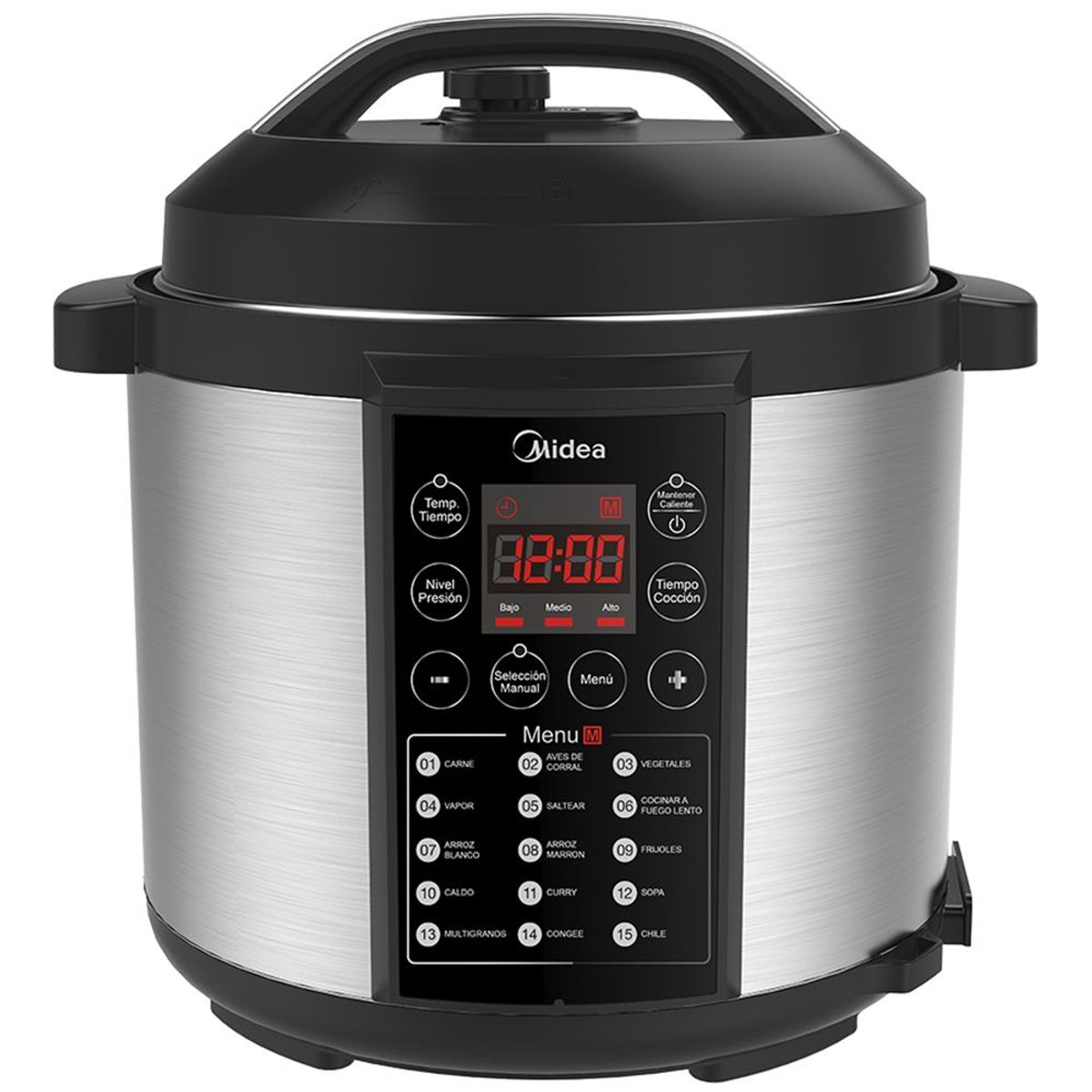 MIDEA - Olla Multifuncion Midea MPC6N2SDSS 6L Electrica 1000W Gris