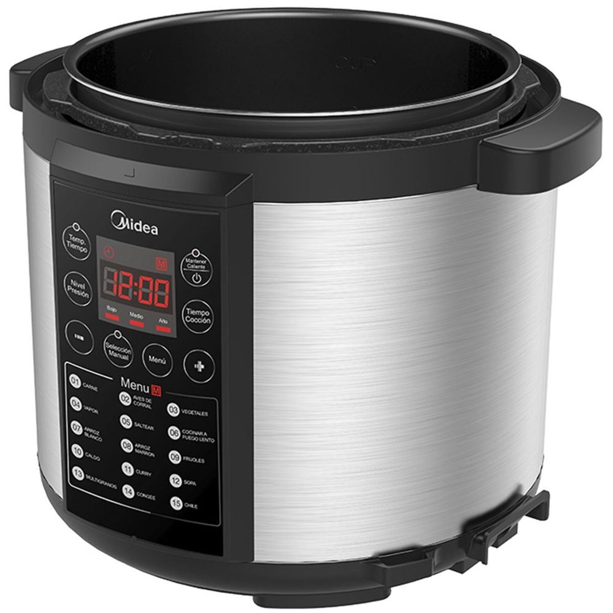 MIDEA - Olla Multifuncion Midea MPC6N2SDSS 6L Electrica 1000W Gris