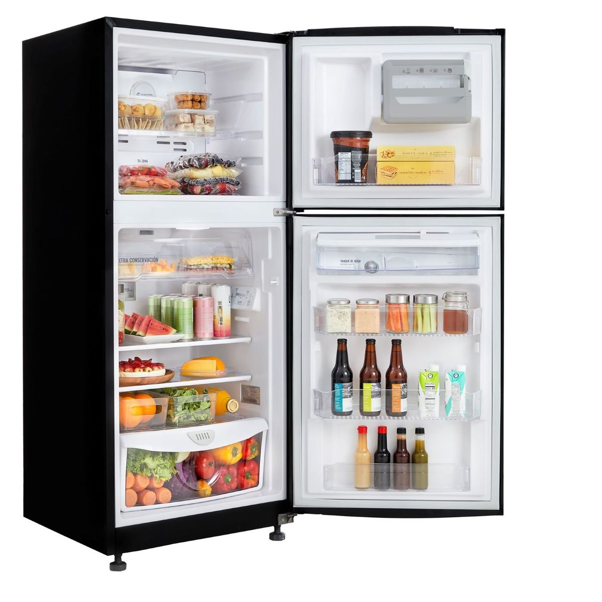 HACEB - Nevera Haceb No Frost 243 Litros Manija Externa - Negra.