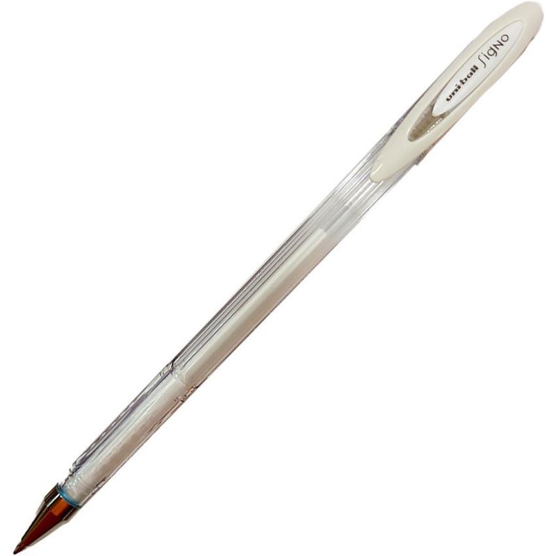 UNI BALL - Bolígrafo Uniball Signo Con Tapa 0.7 mm Blanco.