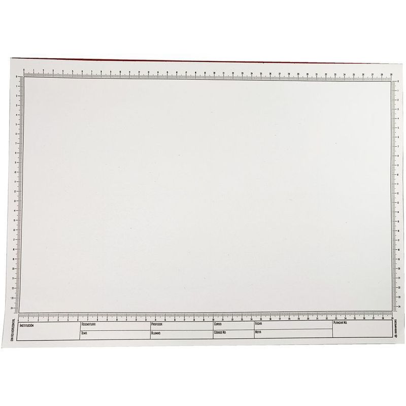 GENERICO - Block Bond A3 Base 28 Horizontal Rotulada X 20 Hojas Líder