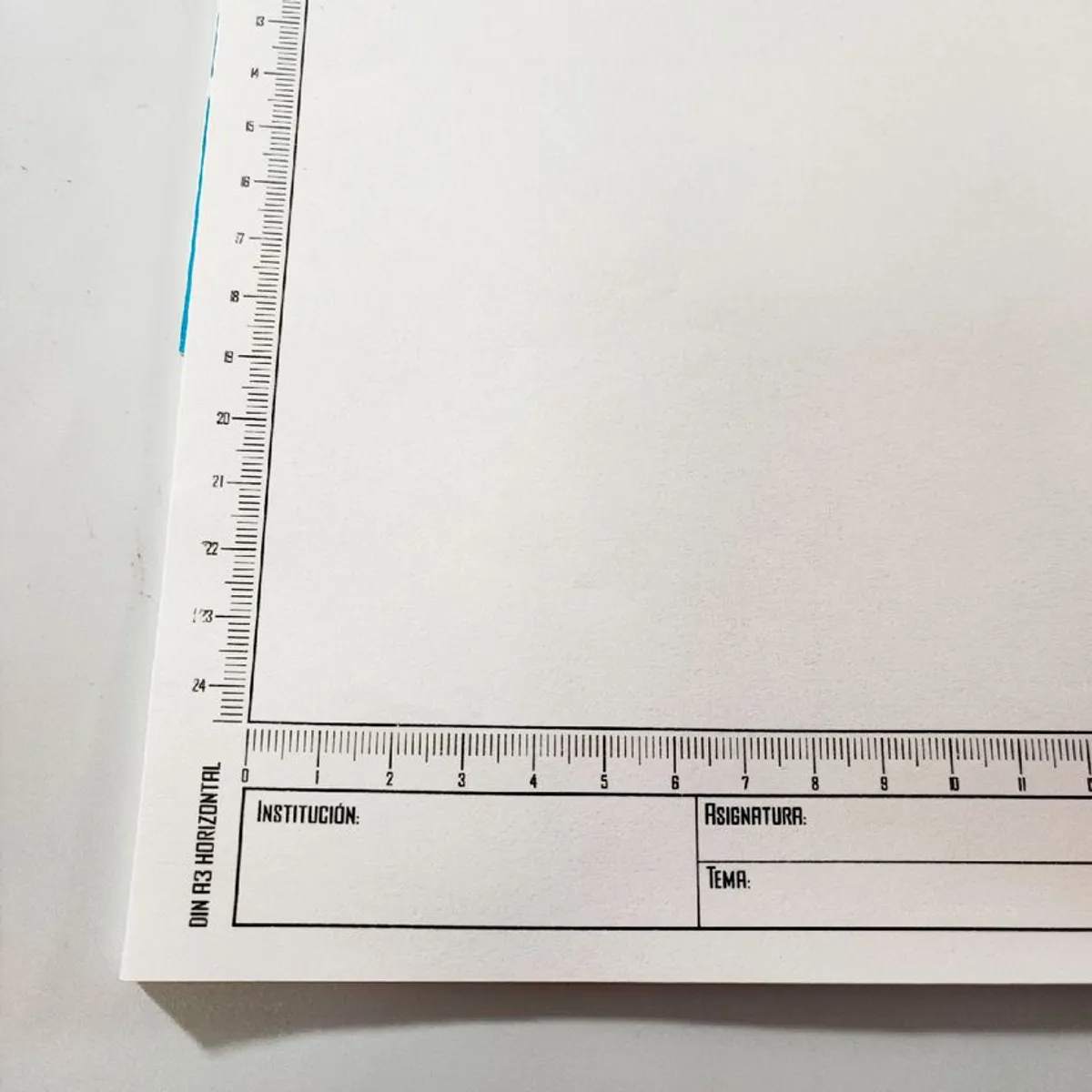GENERICO - Block Bond A3 Base 28 Horizontal Rotulada X 20 Hojas Líder