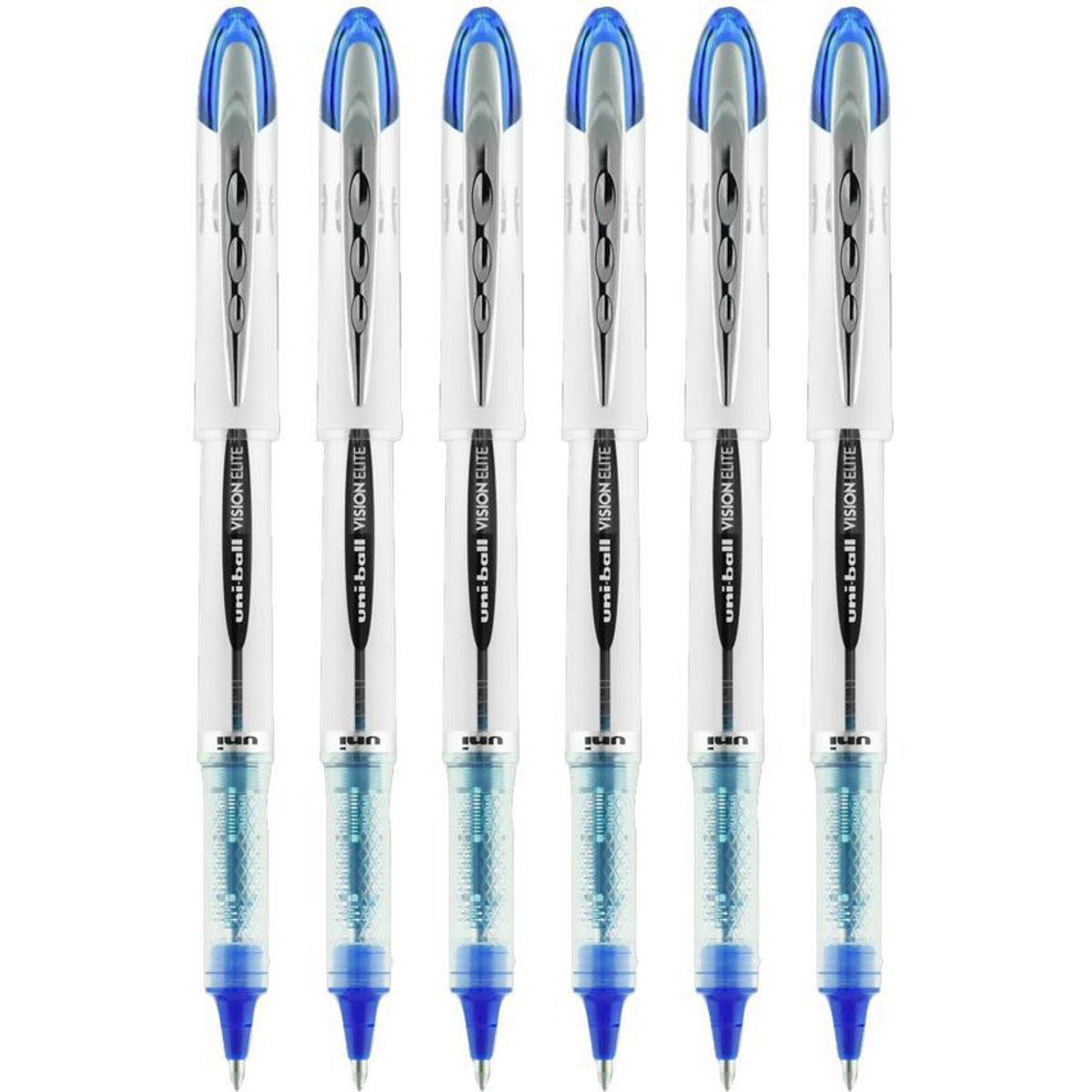 UNI BALL - Bolígrafo Uniball Visión Elite Punta Redonda 08 Azul X6 Und