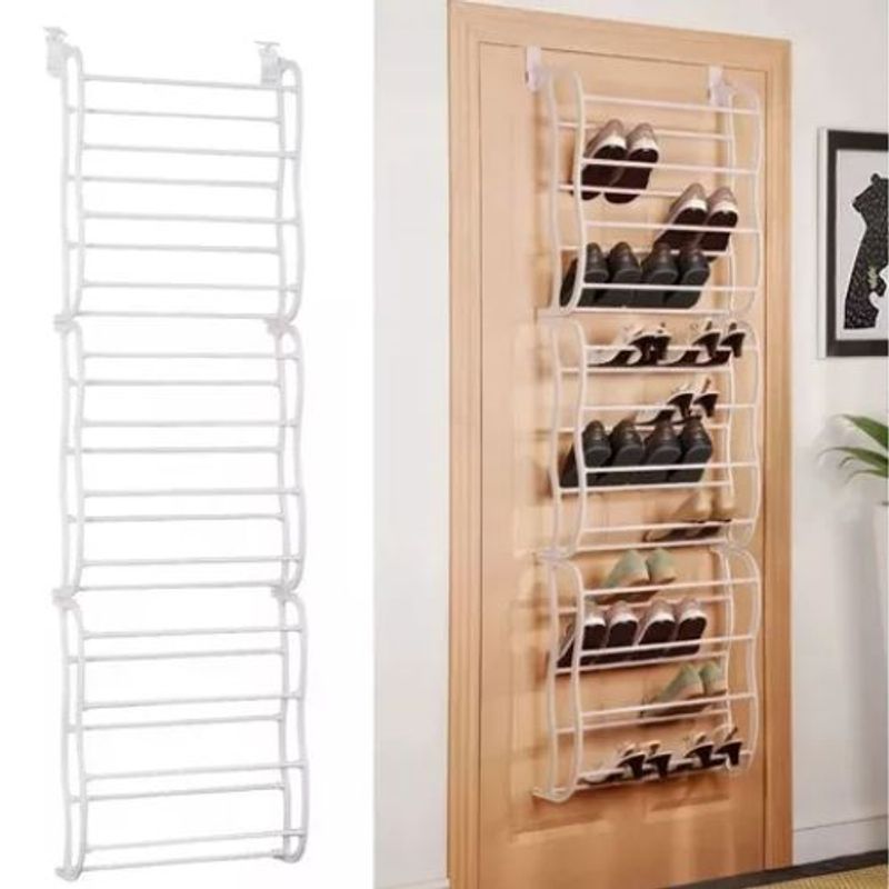 GENERICO - Zapatero Metálico para Colgar Organizador de Puerta.