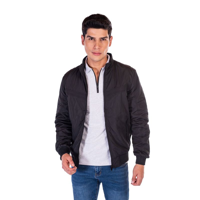 DREAMER - Chaqueta Liviana Negra Para Hombre_.