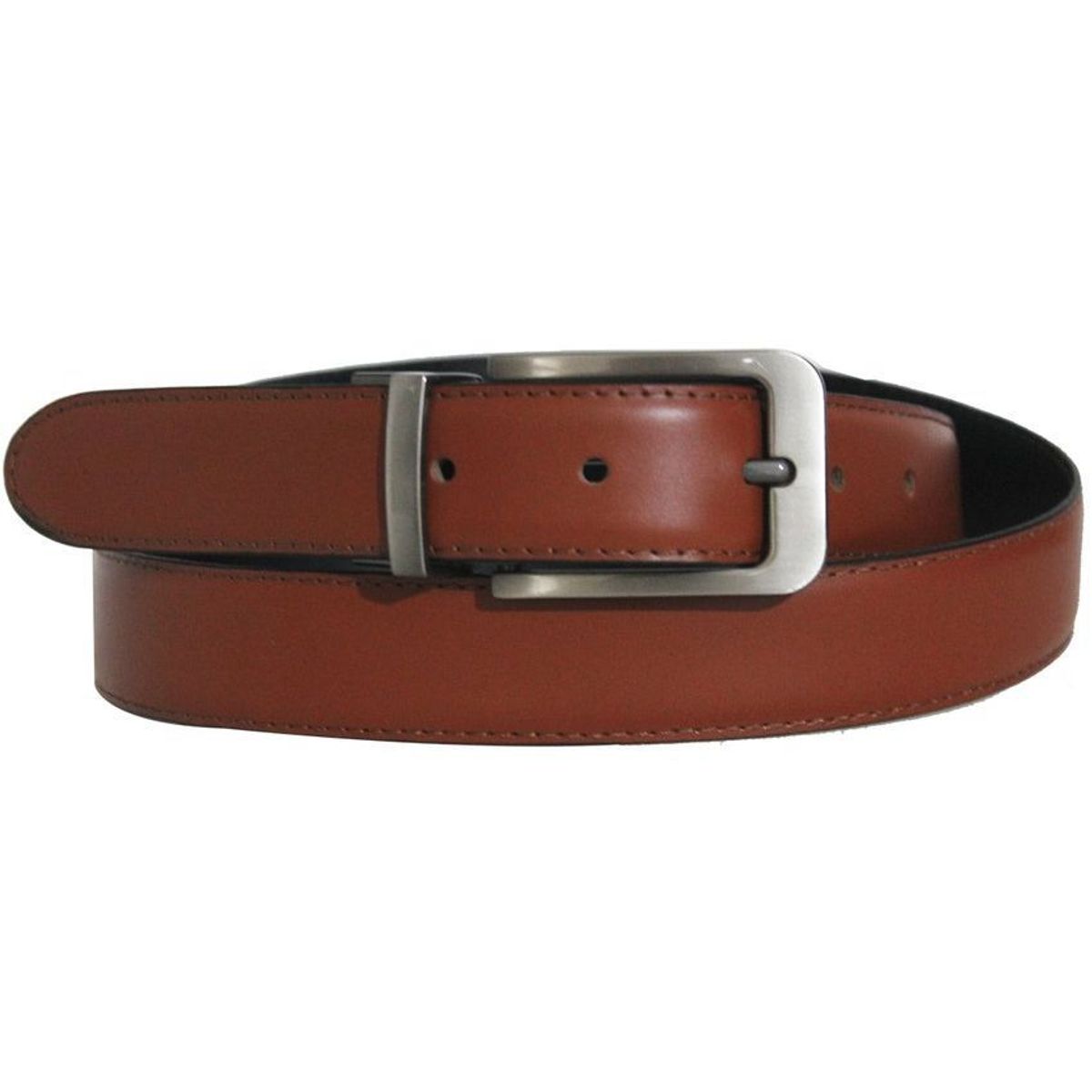 DHOAL - Correa-cinturon en cuero doble faz formal para hombre-