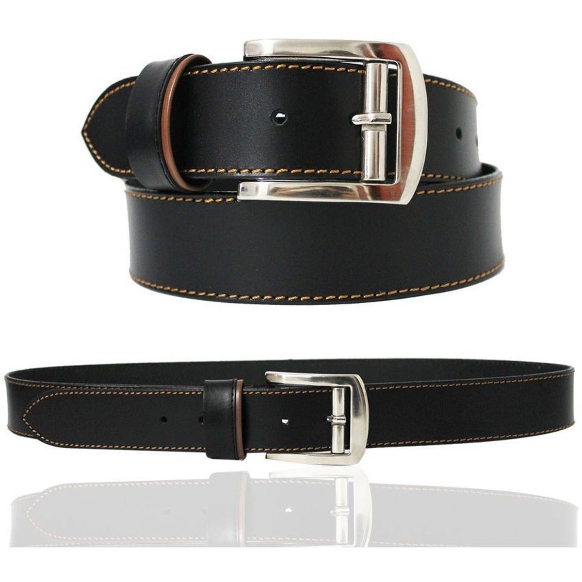DHOAL - Correa - cinturon en cuero para hombre-