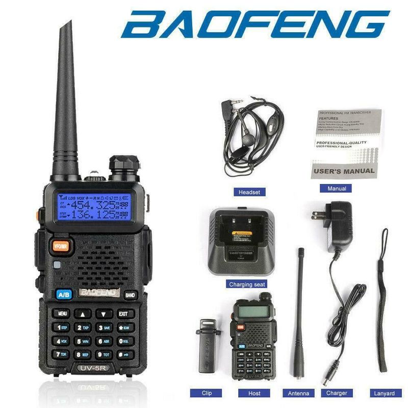 BAOFENG - Radio Telefono Prof X 1 Baofeng Uv5r Bat2.800mah Vers2022