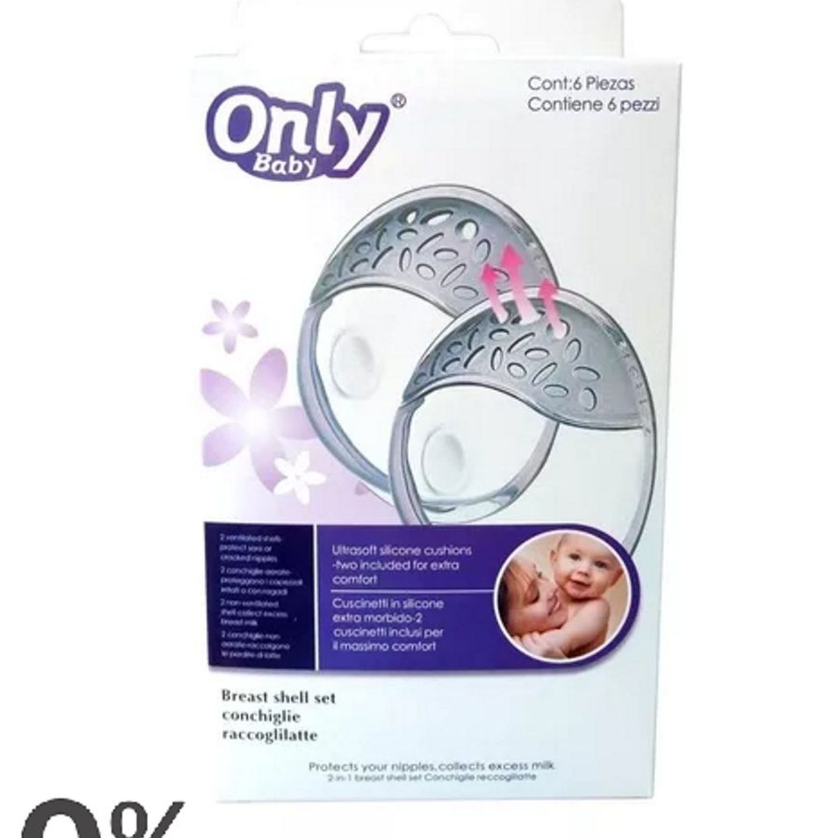 ONLYBABY - Conchas Recolectoras de leche Only Baby Ref A-13