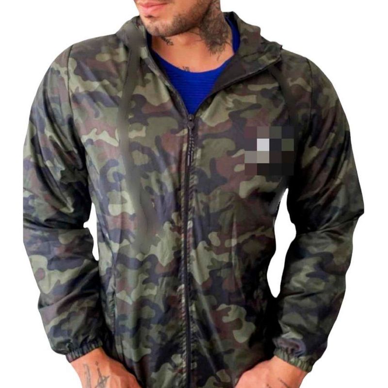 MULTIPLACE COLOMBIA - Chaqueta hombre militar rompe vientos militar