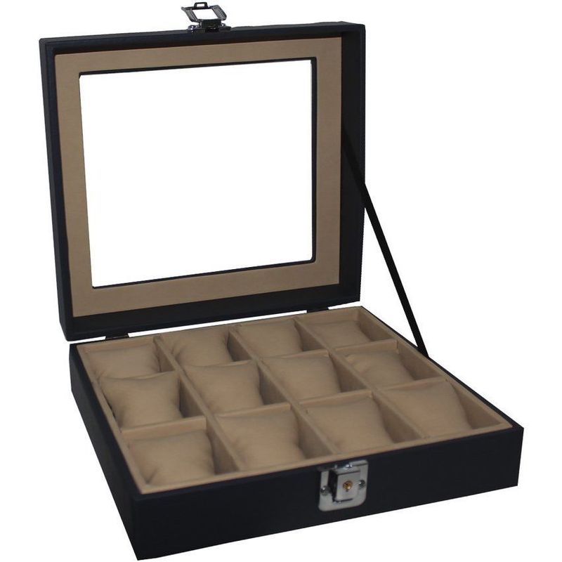 MULTIPLACE COLOMBIA - Estuche para relojes de seguridad de lujo-12 relojes