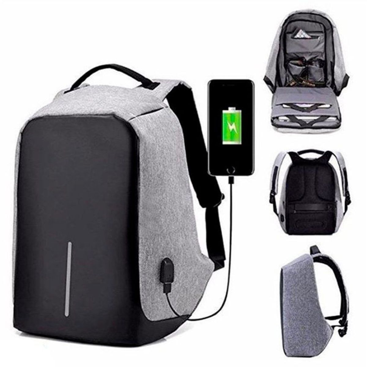 MULTIPLACE COLOMBIA - Morral antirrobo para portátil impermeable importado