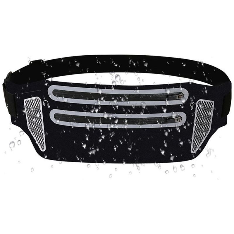 MULTIPLACE COLOMBIA - Canguro deportivo extra plano impermeable de doble compartimento