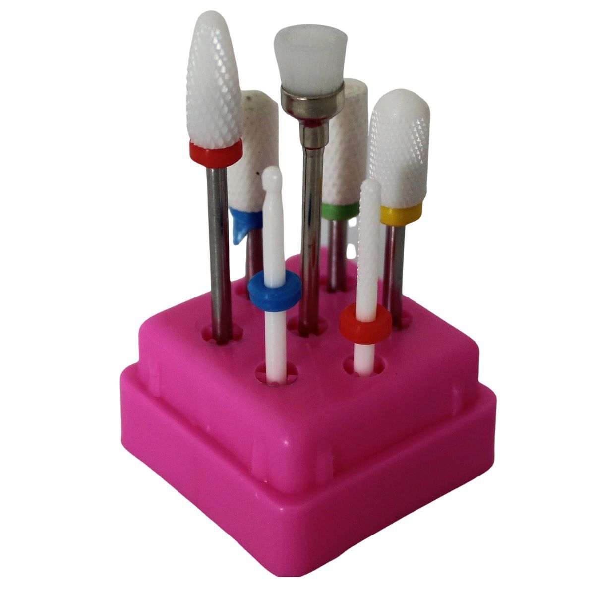 GENERICO - Kit Puntas Brocas Para Drill De uñas En Ceramica