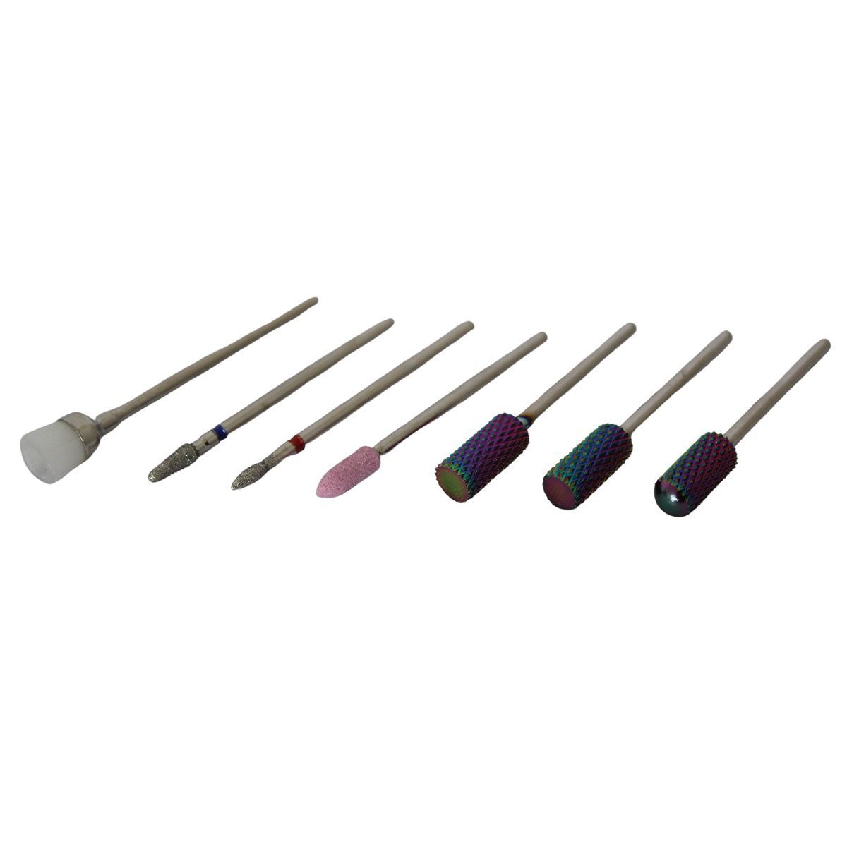 GENERICO - Kit Puntas Brocas Para Drill De uñas En Tungsteno