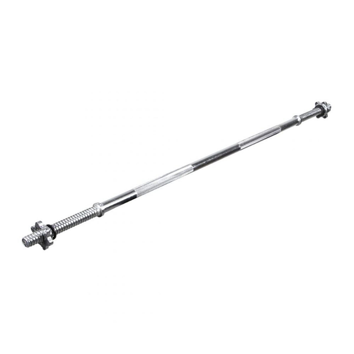 GENERICO - Barra  para pesas de 120cm  discos gym fitness