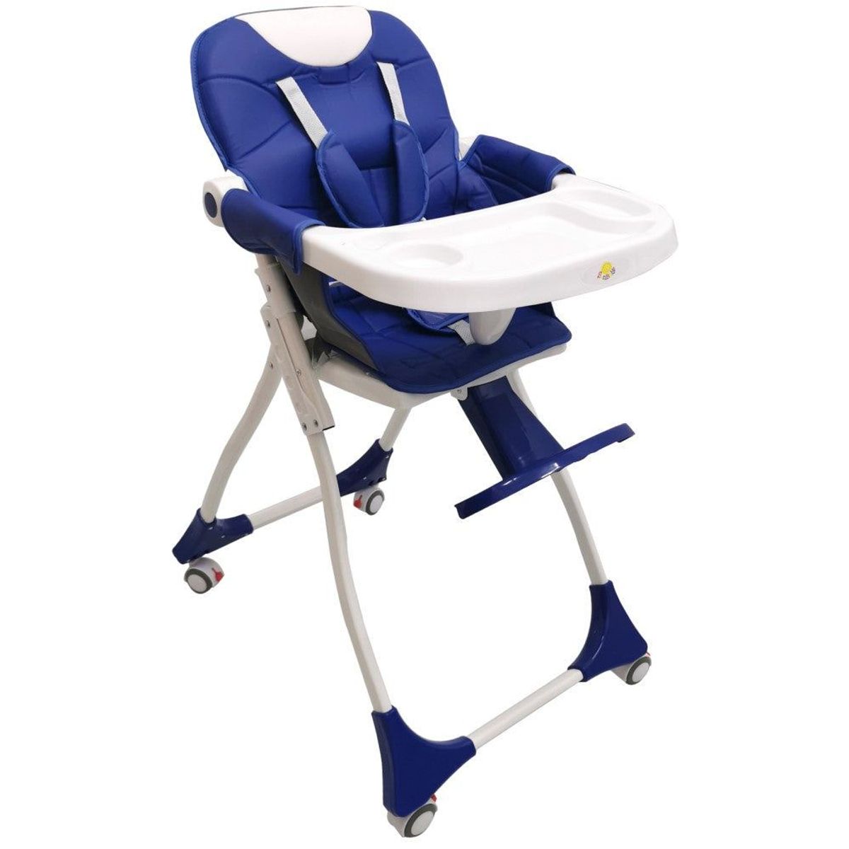 SUNBABY - Comedor Bebe Silla Plegable Niña Acolchadito Con LLantas
