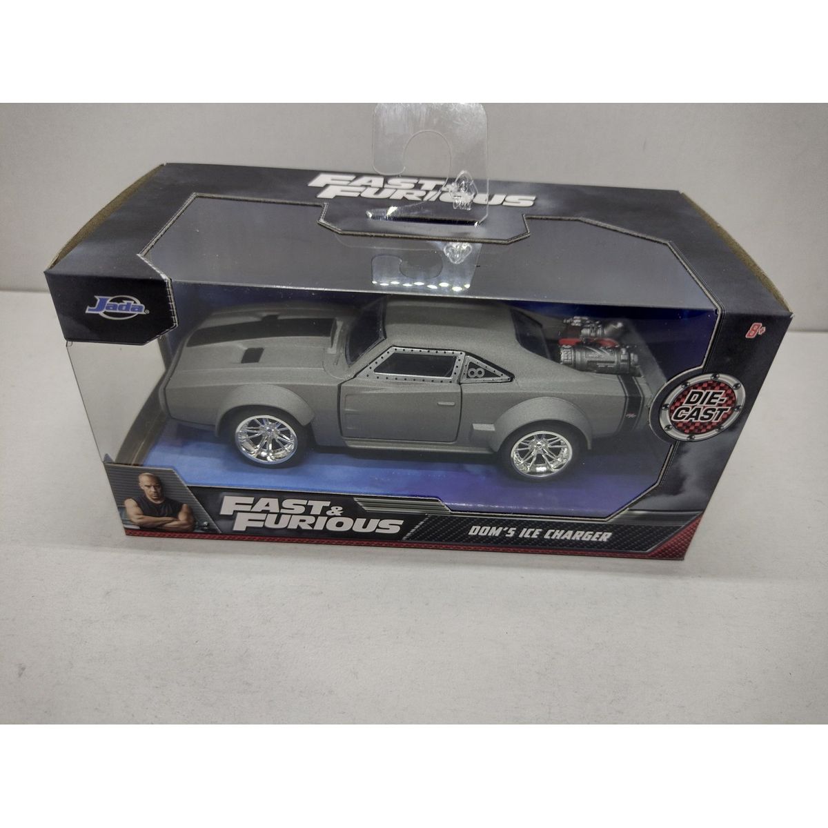 JADA TOYS - DOM´S ICE CHARGER GRIS MATE Coleccion Rapidos y Furiosos