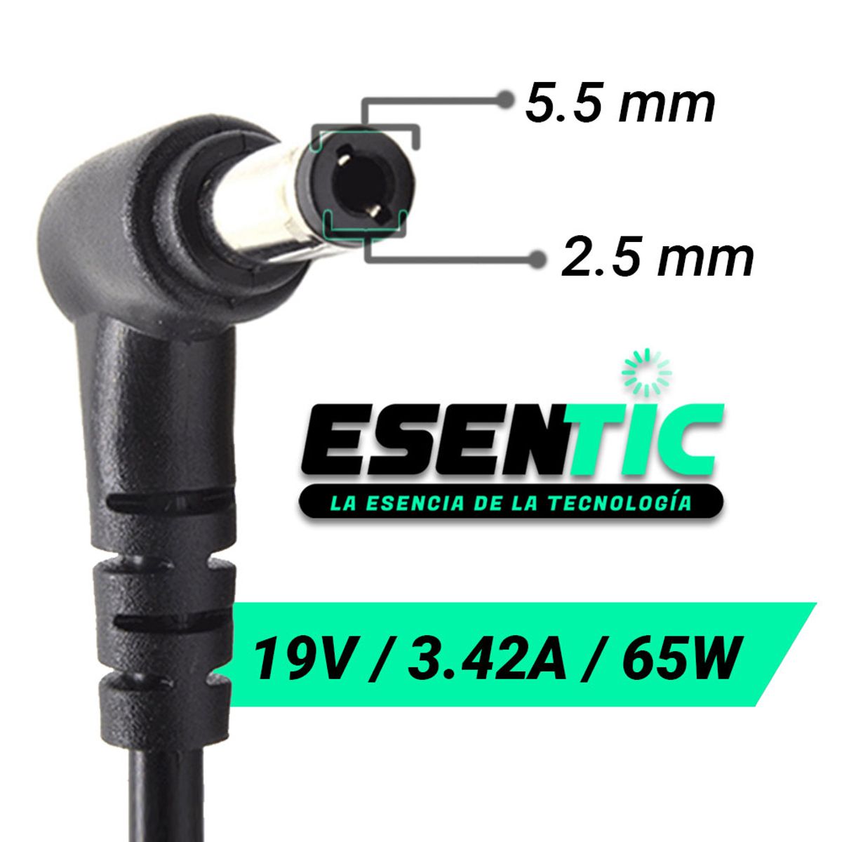 GENERICO - Cargador Para Toshiba Satellite C650D Series 19v 3.42a 65w - Premium