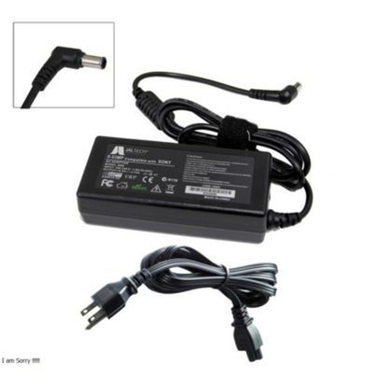 GENERICO - Cargador Premium Para Sony 19.5v 2.15a Punta 6.0mm