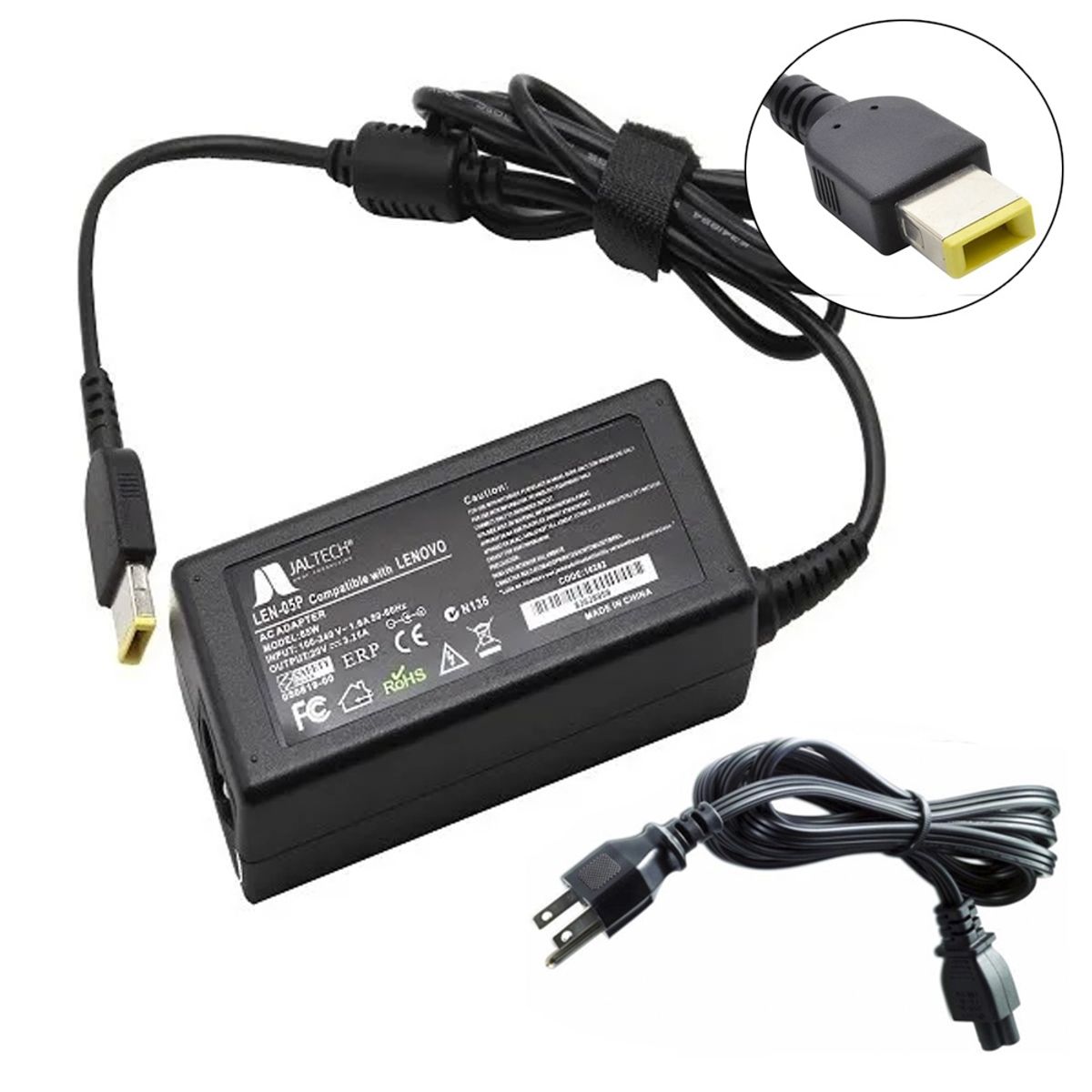 GENERICO - Cargador Para Lenovo Thinkpad Ultrabook L440 20v 3.25a USB - Premium