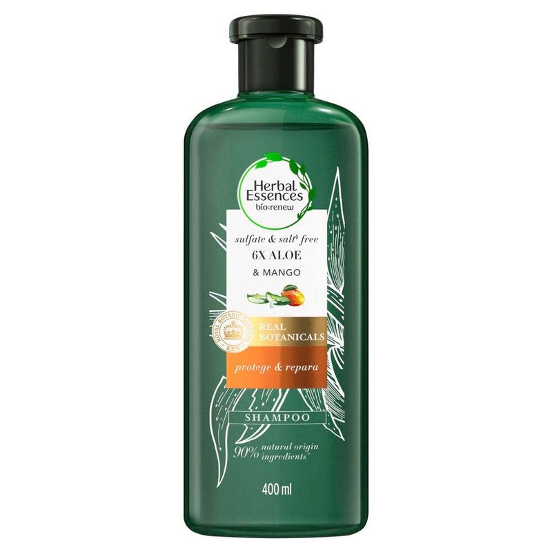HERBAL ESSENCES - Shampoo Herbal Essences Bio:Renew 6X Aloe y Mango X 400ml