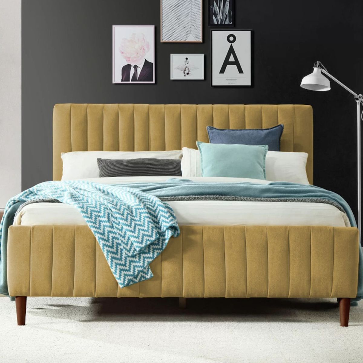 EKONOMODO COLOMBIA - Colchon King 1 Pillow Con Cama En Pino Vitale Taupe  200X200 Cm