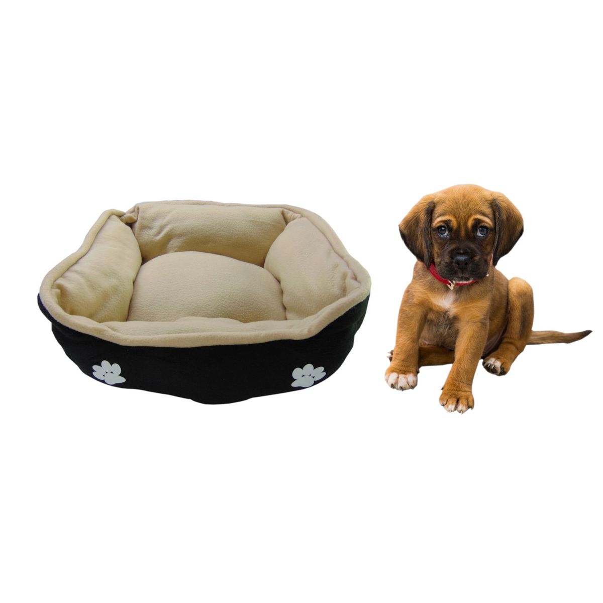 HALLY PET - Cama grande doble faz para mascota